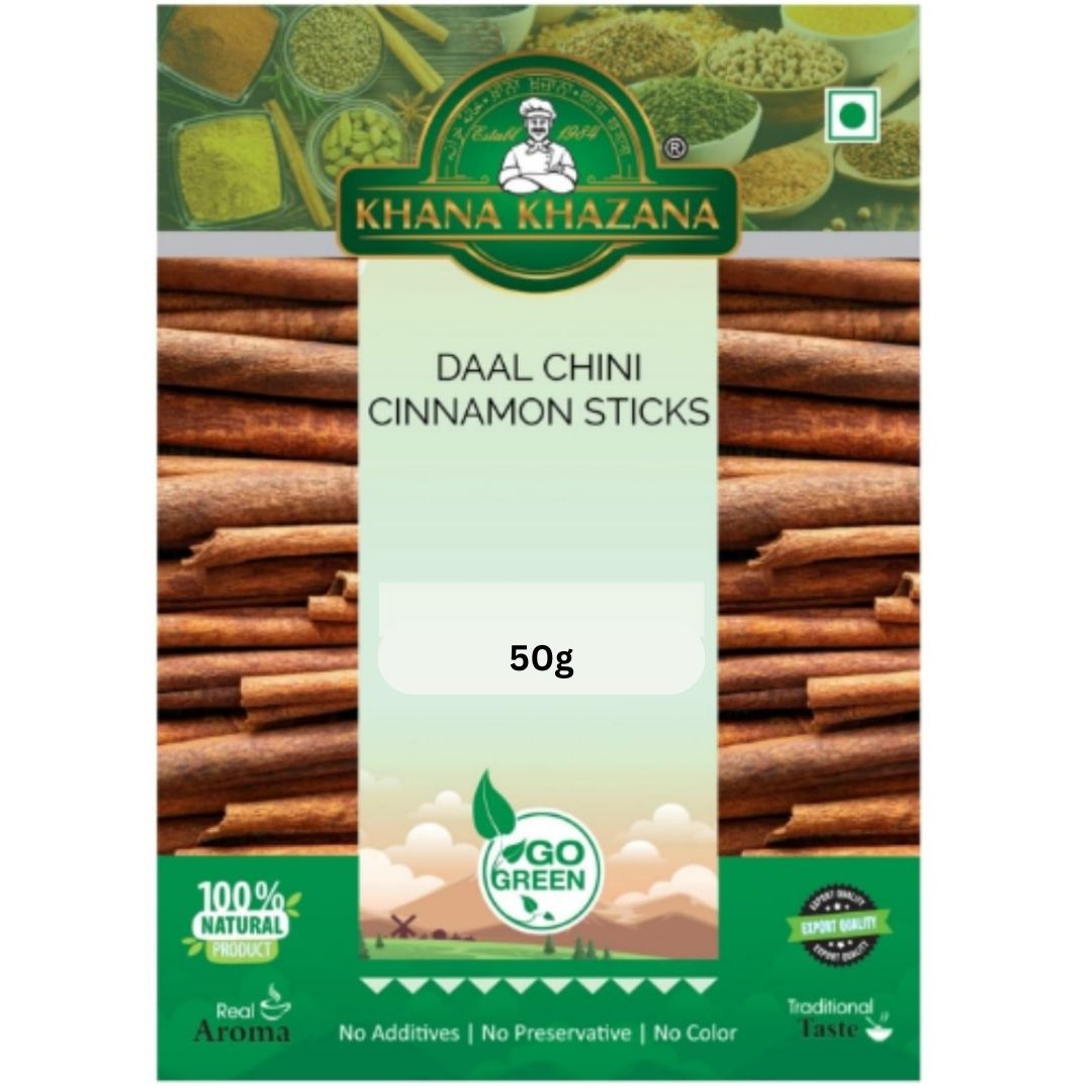 Canela en rama | Cinnamon Quills Whole Pods Sticks 50g Khana Khazana