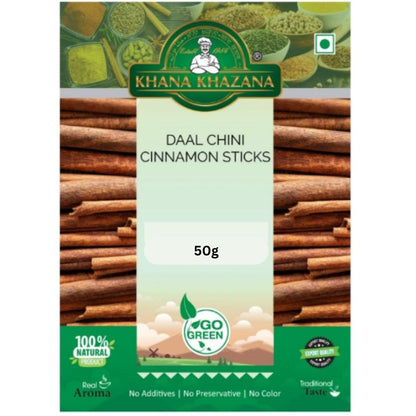 Canela en rama | Cinnamon Quills Whole Pods Sticks 50g Khana Khazana