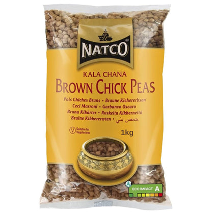 Black Chickpeas | Brown Chickpeas | Kala Chana 1kg Natco