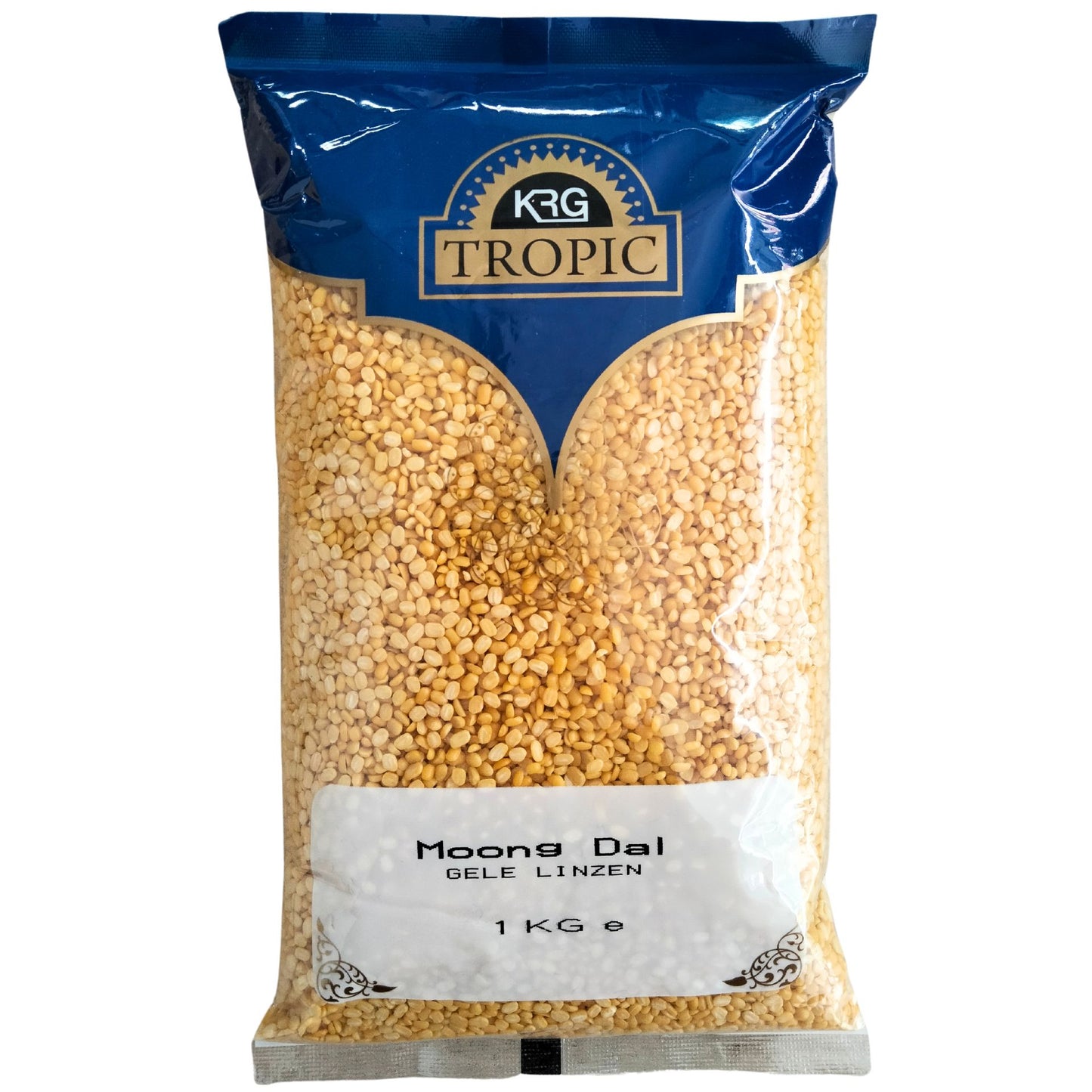 Split and peeled Mung beans (Vigna radiata) | Mung dal Yellow 1kg KRG