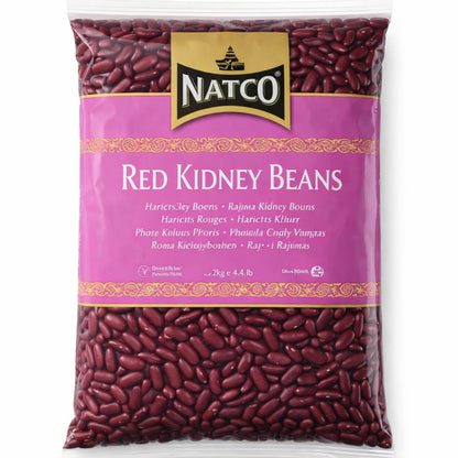 Red Beans (Phaseolus vulgaris) | Red Kidney Bean | Rajma 2kg Natco