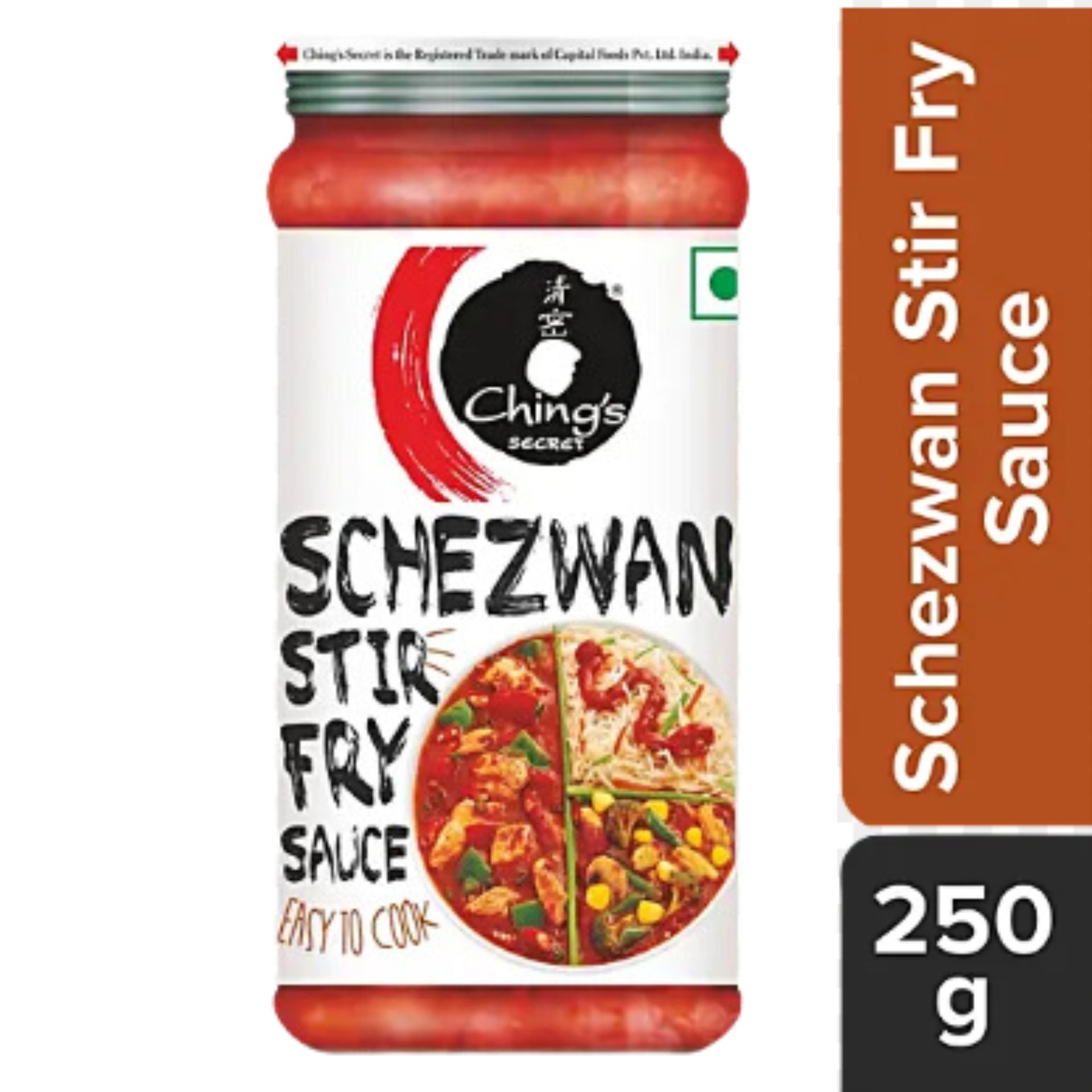 Ching's Schezwan Stir Fry Sauce 250g: Spicy, bold, and versatile sauce for quick meals with an authentic flavor kick. Shop now at desighubourmet.com.