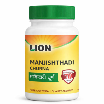 Polvo de Manjisthaadi | Manjisthadi Powder (Churna) (Rubia cordifolia) 100g Lion