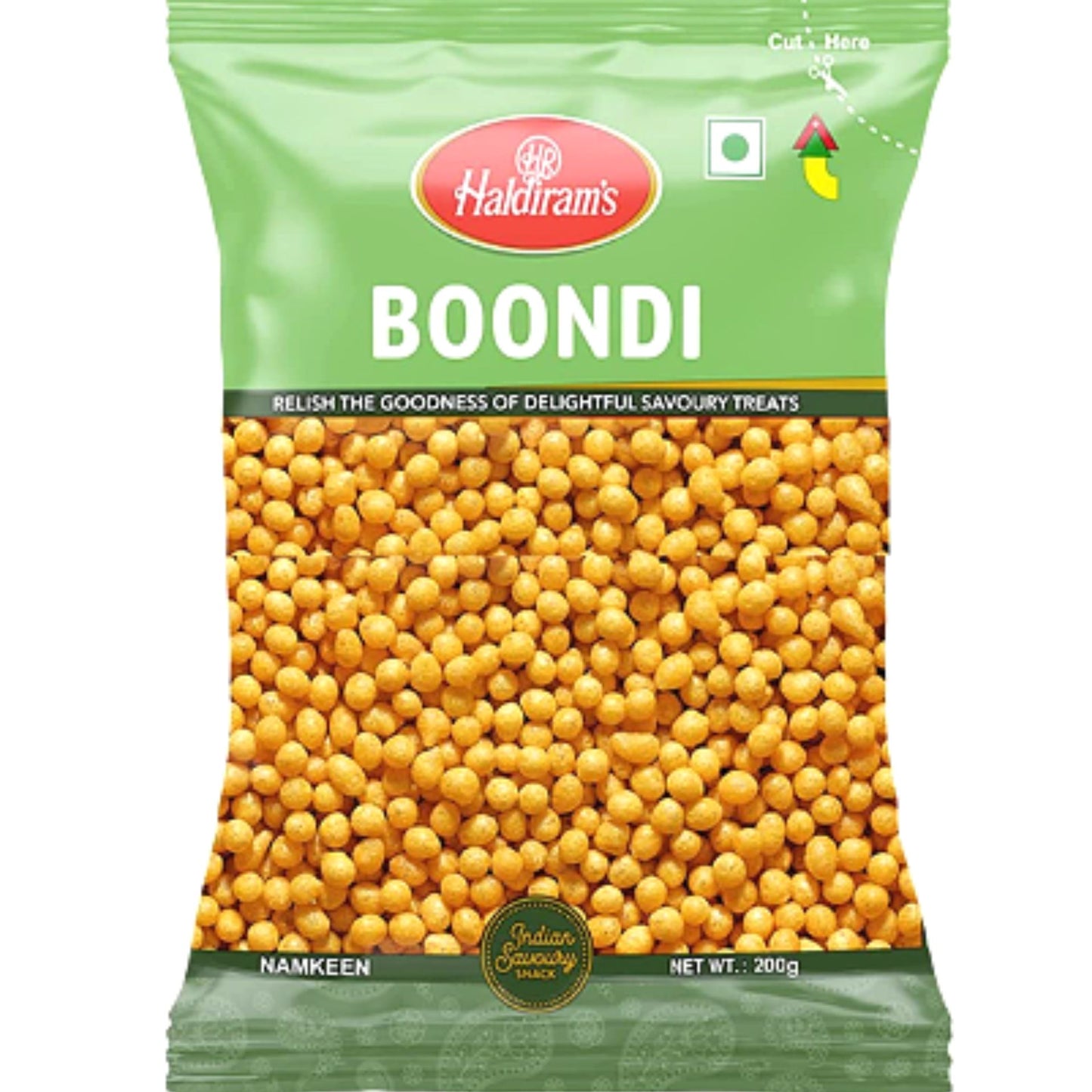 Aperitivos Boondi para Raita  | Boondi Plain (Salted) for raita 200g Haldiram