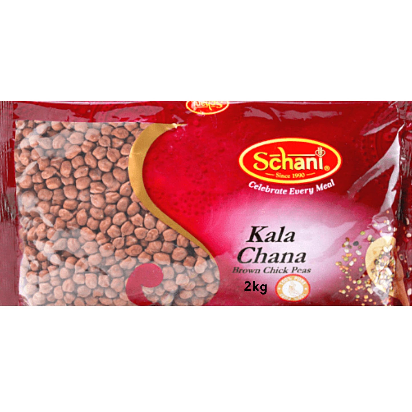 Garbanzos Negros | Brown Chickpeas | Kala Chana 2kg Schani