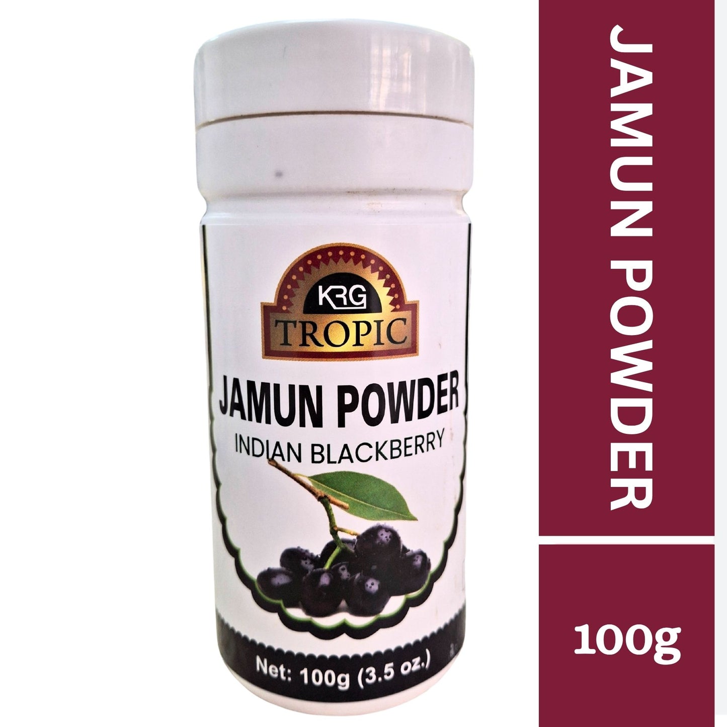 Polvo de Jamun (Jambolán) | Jamun Powder (Indian Blackberry) 100g KRG