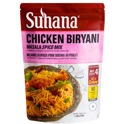 Preparado para Pollo al Biryani | Chicken Biryani Mix 50g Suhana