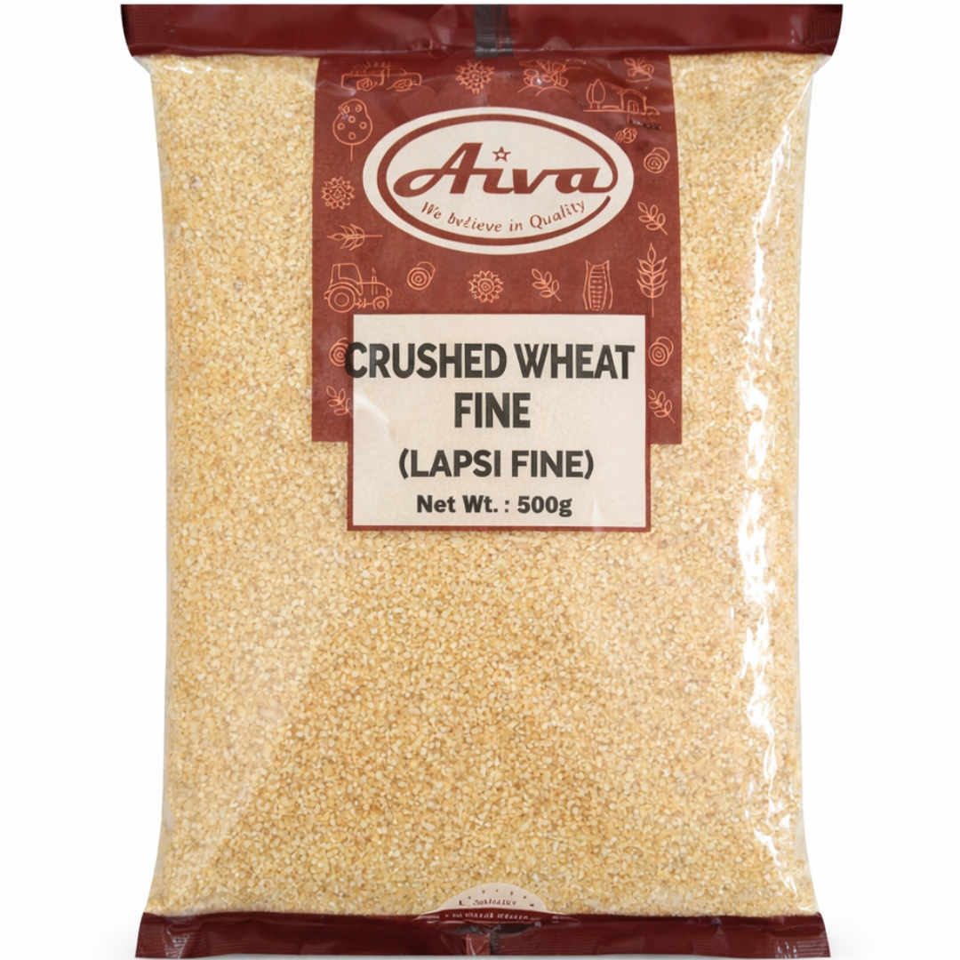 Trigo Triturado (Bulgur) | Crushed Wheat Fine | Lapsi Fine (Daliya) 500g Aiva