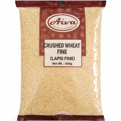 Trigo Triturado (Bulgur) | Crushed Wheat Fine | Lapsi Fine (Daliya) 500g Aiva