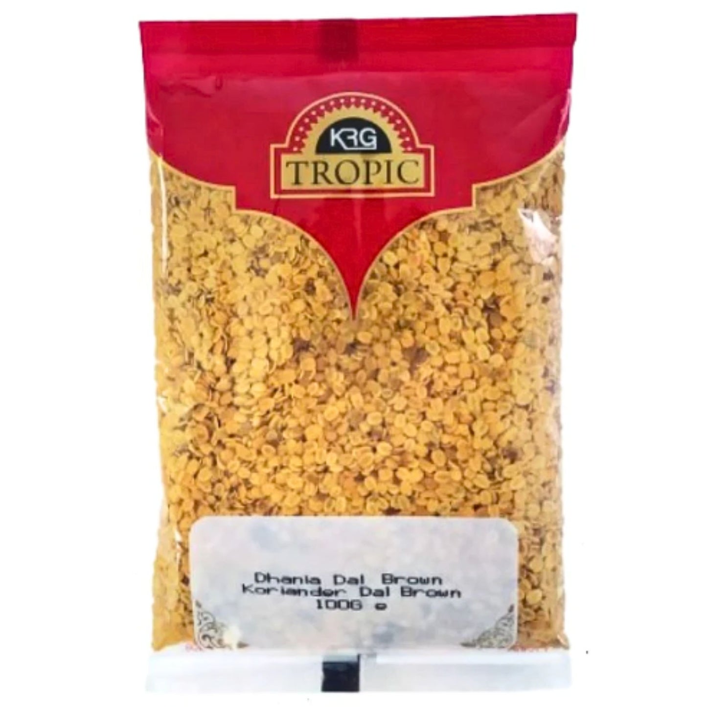 Masticable Digestivo refrescante | Mouth Freshner (Dhana Dal) | Brown Dhania Dall (Mukhwas) 100g KRG