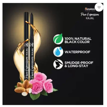 Kajal (herbal eyeliner) | Himalaya Herbal Pure Expression Kajal 0.3g