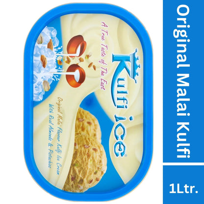 Helado de Malai (Congelado) | Malai Ice cream | Original Malai Kulfi - 1L (Frozen)