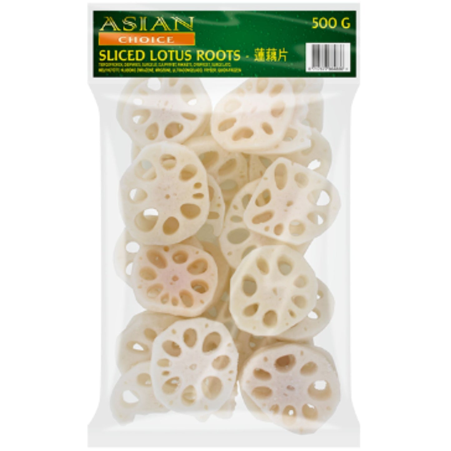 Raíz de loto en rodajas (Congelado) | Lotus Root Sliced 550g (Frozen)