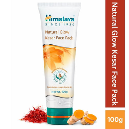 Mascarilla Facial Azafran con Brillo Natural | Natural Glow Kesar (Saffron) Face Pack 100g Himalaya