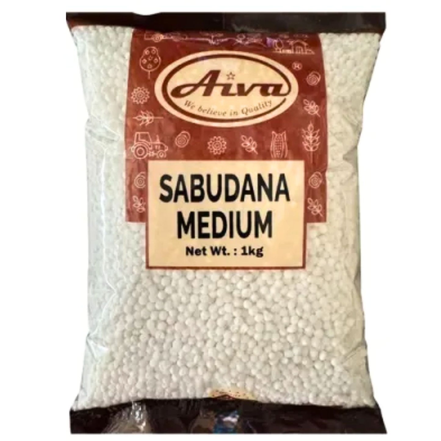 Sago (Tapioca) Seeds | Sago Seeds | Sabudana M. 1kg Aiva
