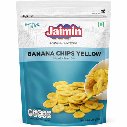 Aperitivos Plátano Chips de salados | Yellow Banana Chips 175g Jaimin