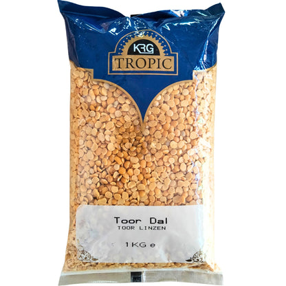 Frijol Gandul (Cajanus cajan) | Pigeon Peas | Toor dal Plain 1kg KRG