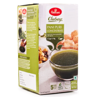 Pasta Concentrado de Pani Puri Pasta (Congelado) | Pani Puri Concentrate Paste (5cups x 70g) Haldiram (Frozen)