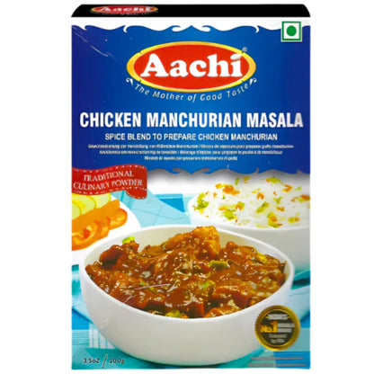 Especias Masala de Pollo Manchurian | Chicken Manchurian Masala 100g Aachi