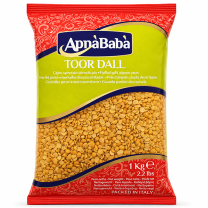 Frijol Gandul (Cajanus cajan) | Pigeon Peas | Toor dal Plain 1kg a.b.