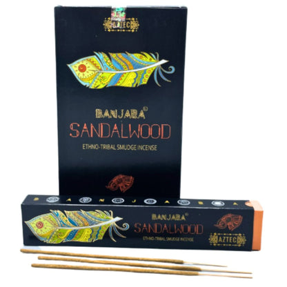 Incienso | Incense Stick Sandalwood (Masala Agarbatti ) 15g Banjara