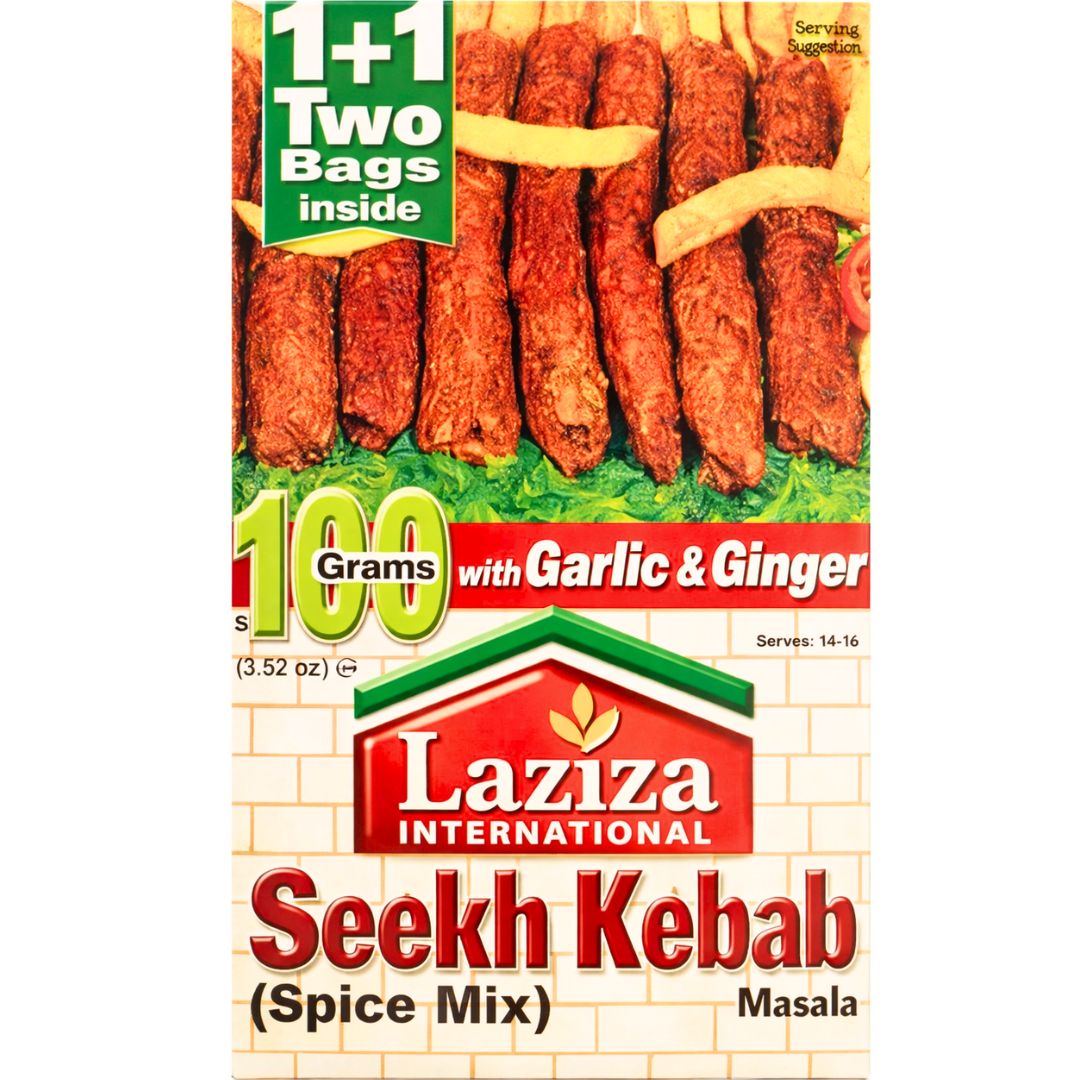 Especias para Kebab en brocheta | Seekh Kebab Masala 100g Laziza