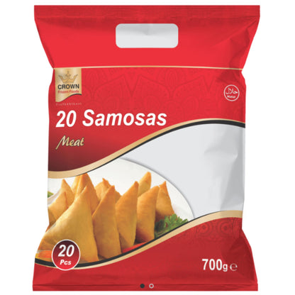 Samosa de Cordero (Congelado) | Meat Samosa 700g/20pcs. Crown (Frozen)