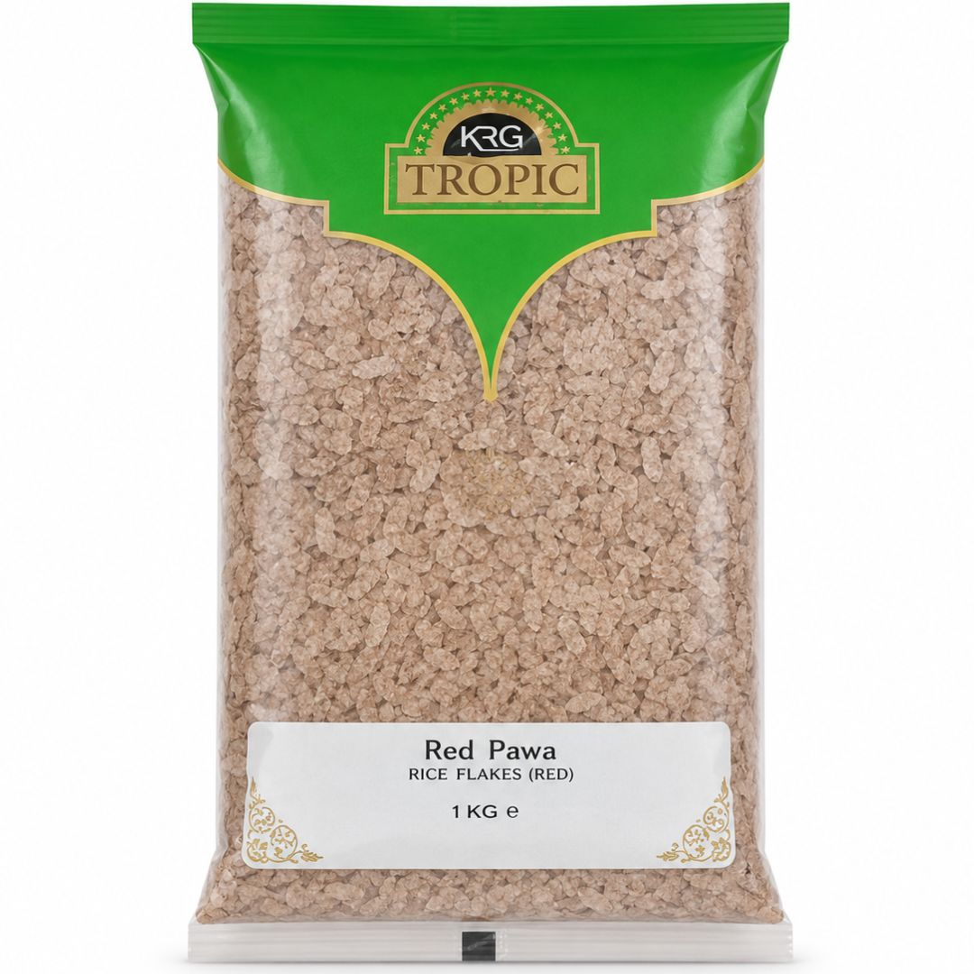 Copos de Arroz rojo | Red Rice Flakes | Red Poha (Powa) 1kg KRG