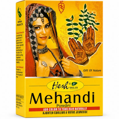 Henna natural color en polvo | Henna Powder Natural | Mehandi Powder 100g Hesh