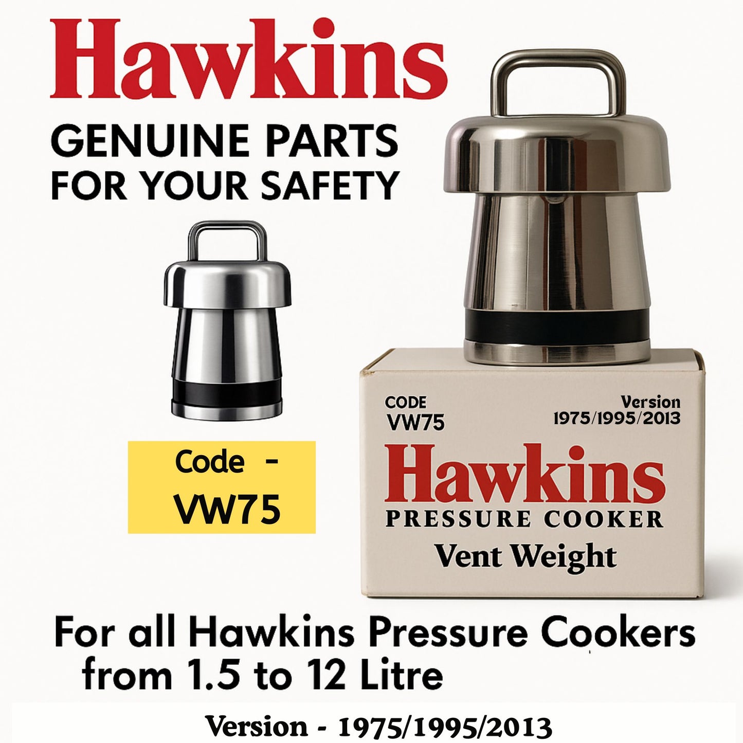 Silbato para Olla Hawkins| Whistle for Pressure Cooker  Hawkins