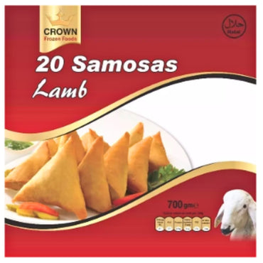 Samosa de Cordero (Congelado) | Meat Samosa 700g/20pcs. Crown (Frozen)