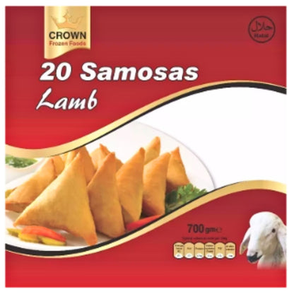 Samosa de Cordero (Congelado) | Meat Samosa 700g/20pcs. Crown (Frozen)