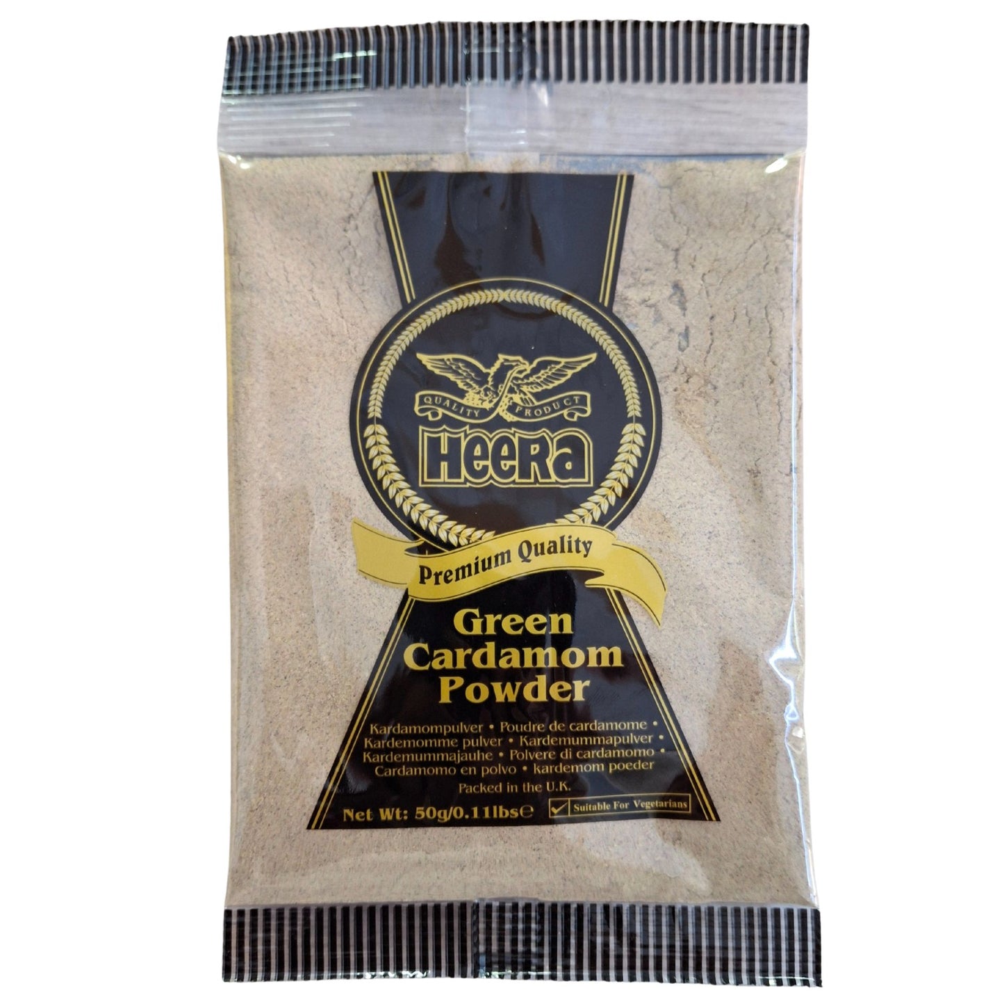 Cardamomo verde en Polvo | Green Cardamom Powder 50g Heera