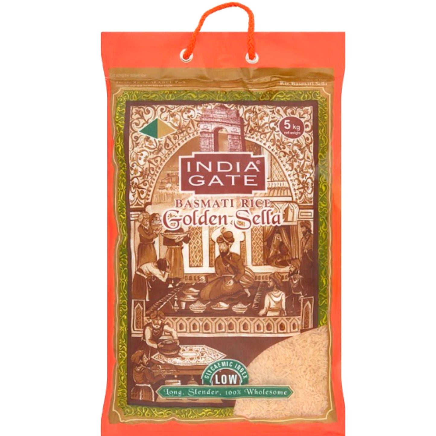 Arroz Basmati  "India Gate Golden Sella" | Sella Basmati  Rice 5kg "India Gate Golden Sella"