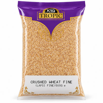 Trigo Triturado (Bulgur) | Crushed Wheat Fine | Lapsi Fine (Daliya) 500g KRG
