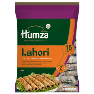 Kebab de pollo (Congelado) | Lahori Chicken charcoal Seekh kebab 900g/15pcs.Humza (Frozen)