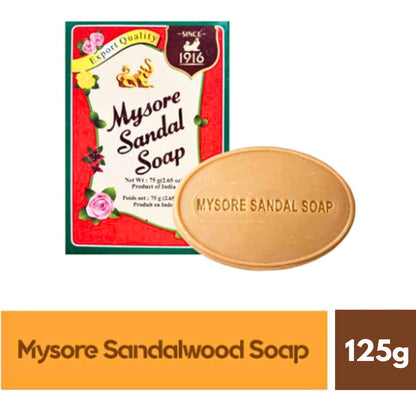 Mysore Sandal Soap I Mysore Sandal Soap 125g