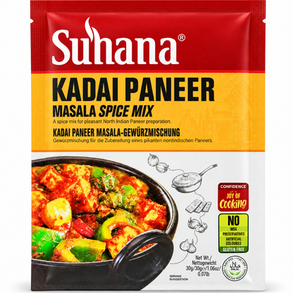 Preparado para Kadai Paneer | Kadai Paneer Mix 50g Suhana