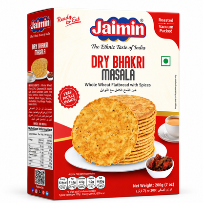 Aperitivos Masala Bhakri (Khakhra) | Dry Masala Bhakri (Khakhra) 250g Jaimin