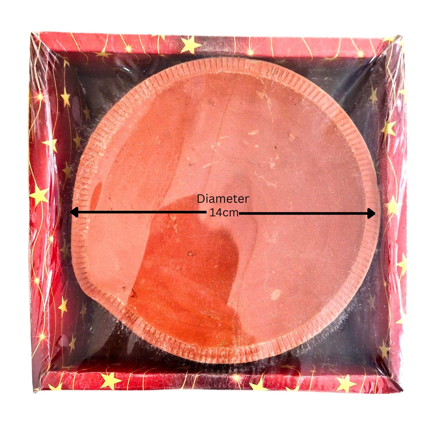Diya (lámpara) de arcilla | Pooja Big Clay (Mitti) Diya 1pcs.
