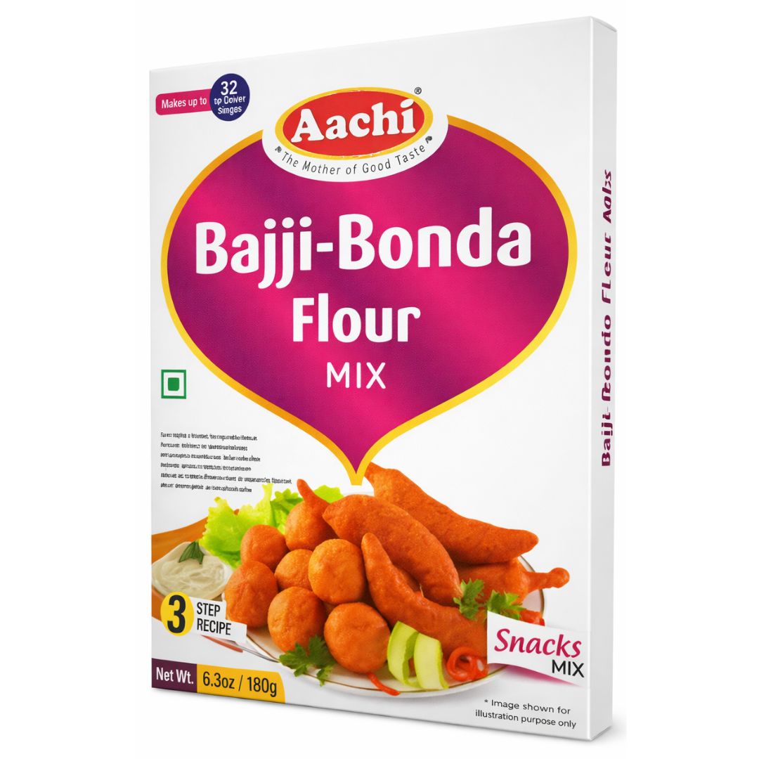 Mezclas preparado para Bajji Bonda | Bajji Bonda Mix 180g Aachi