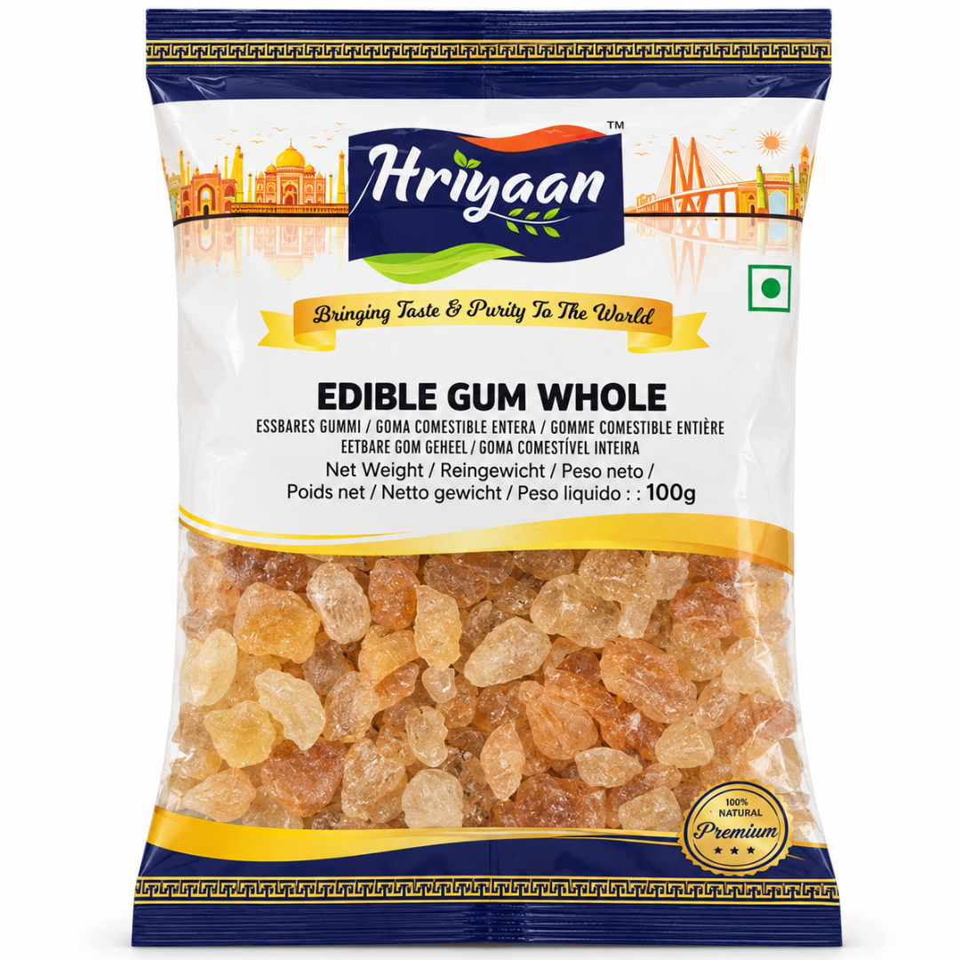 Goma comestible entera | Edible Gum Whole 100g Hriyaan