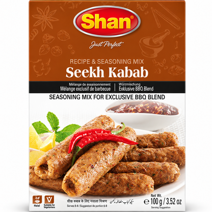 Especias para Kebab en brocheta | Seekh Kabab Masala 100g Shan