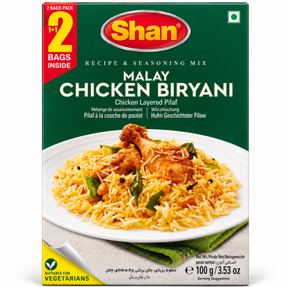 Especias para Arroz | Malay Chicken Biryani Masala 120g Shan