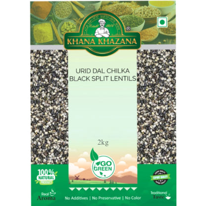 Split black bean (Vigna mungo) | Split Urid dal 2kg Khana Khazana