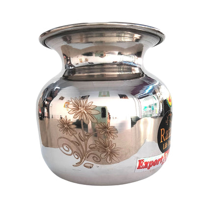 Kalash para Pooja Acero Inoxidable  | Kalash (Kaveri) Pooja Stainless Steel