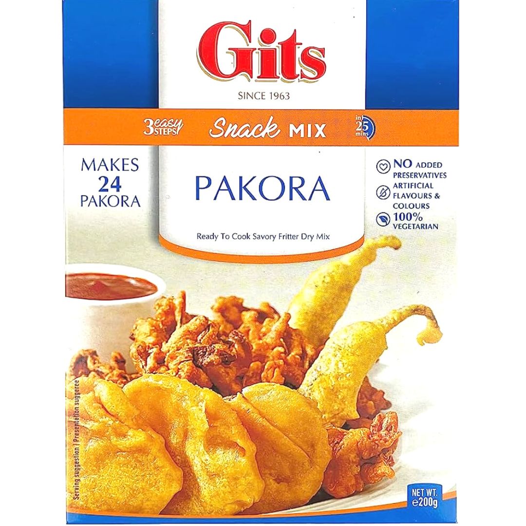 Preparado para Pakora Mix (mezcla preparada de masa para empanar) | Pakora mix 200g Gits