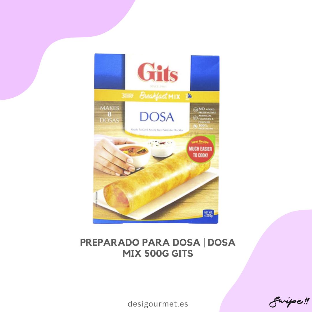 Sigue a Desi Gourmet Madrid para el Dosa Mix Gits 500g y las mezclas WeikField Falooda en desighubourmet.com