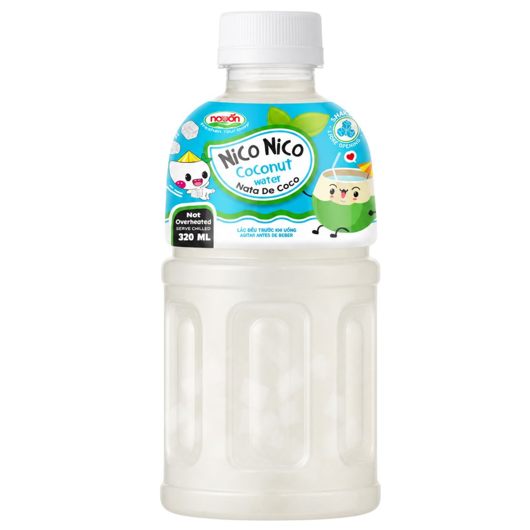 Bebida de sabores frutales |  Coconut Flavored Drink 320ml Nico Nico