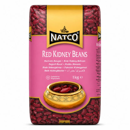 Judias Rojas (Phaseolus vulgaris) | Red Kidney Bean | Rajma 1kg Natco